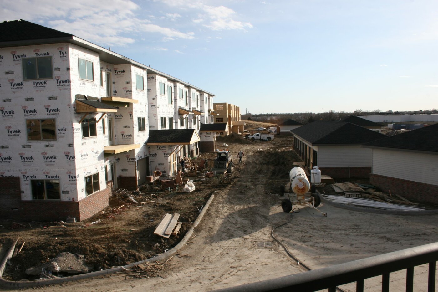 Wide Angle of Construction Site